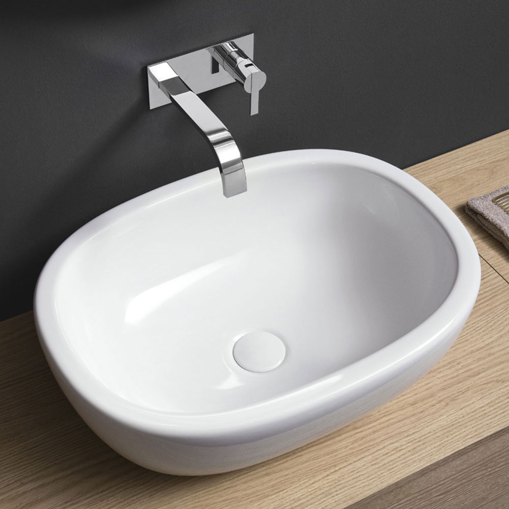 Lavabo Da Appoggio Nic Design Milk Light - CasaOmnia