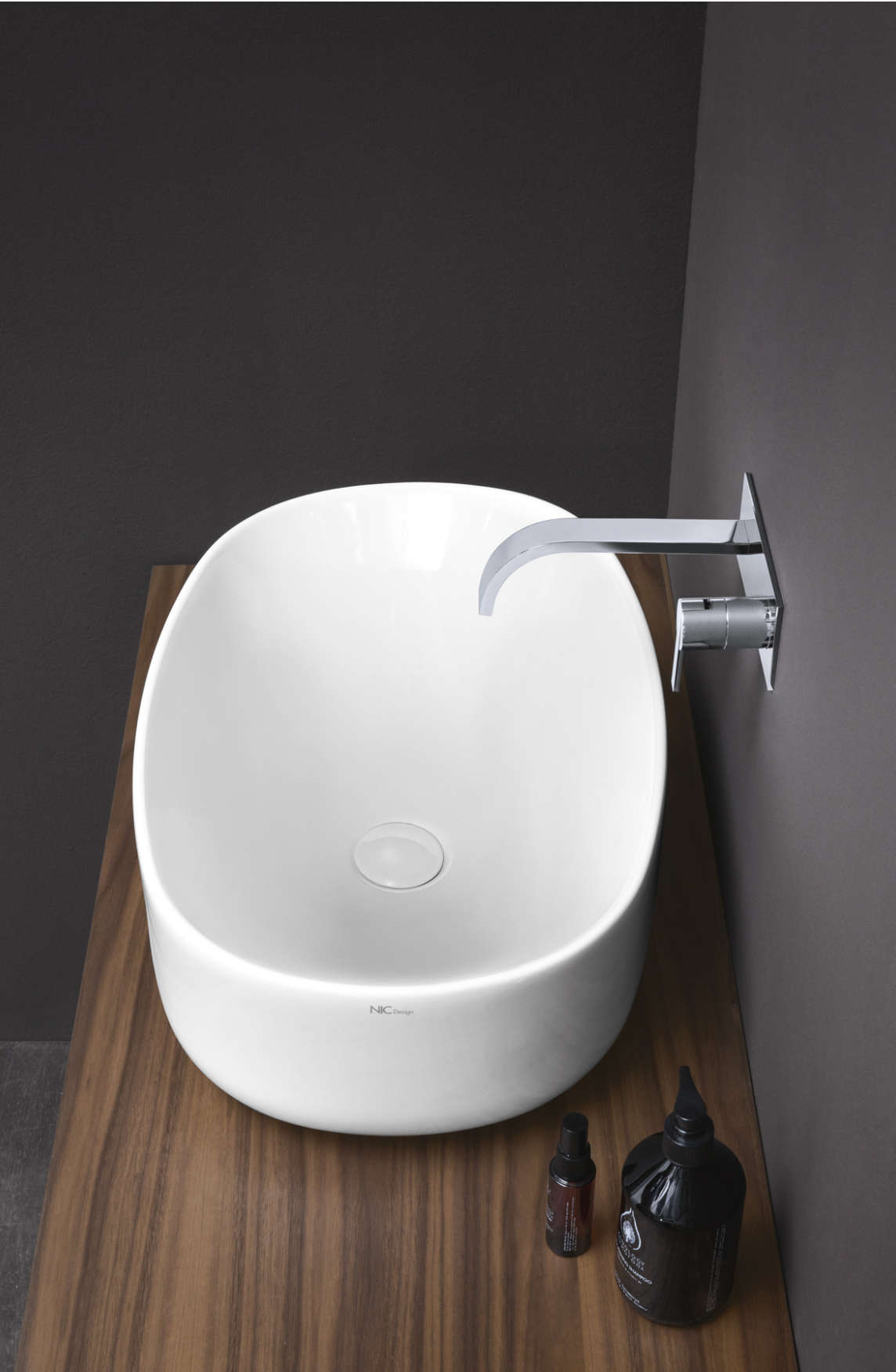 Lavabo Da Appoggio Nic Design Semplice - CasaOmnia