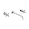 bellosta life chrome mitigeur de lavabo mural 210
