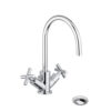 Mélangeur lavabo monotrou chrome 165 life bellosta