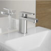 bellosta sogno sogno mitigeur de lavabo avec insert chrome satiné