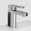 bellosta sogno sogno mitigeur de lavabo avec insert en cuir café