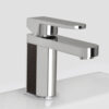 miscelatore per lavabo con salterello bellosta sogno inserto wengè
