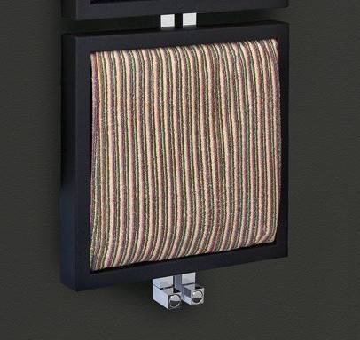 deltacalor tris heated towel rail with towel particular