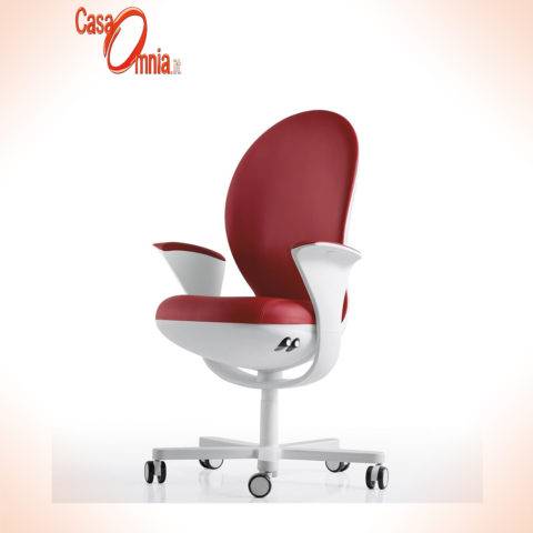 seduta-direzionale-luxy-serie-bea-ergonomica-girevole-ufficio-braccioli-schienale-regolabili-bianco-tessuto-colore-rosso-design
