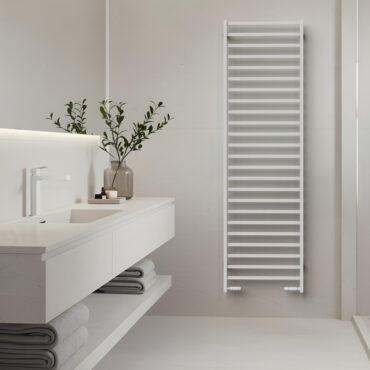 scaldasalviette idraulico tubolare bianco slim q deltacalor