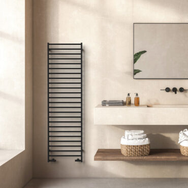 scaldasalviette tubolare idraulico bianco colorato slim c deltacalor