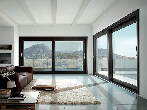 salon style minimal vitrail