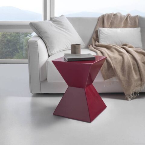 small table capsula red siderio Lifestyle