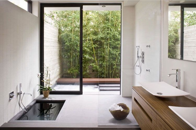 arredamento bagno in stile orientale