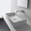 lavabo da appoggio ceramica bianco colorato 80x40 scarabeo teorema 2.0