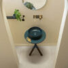 mobile da bagno in ceramica lavabo colorato scarabeo cross