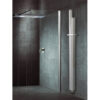 heated towel rail bathroom white brem lame slim