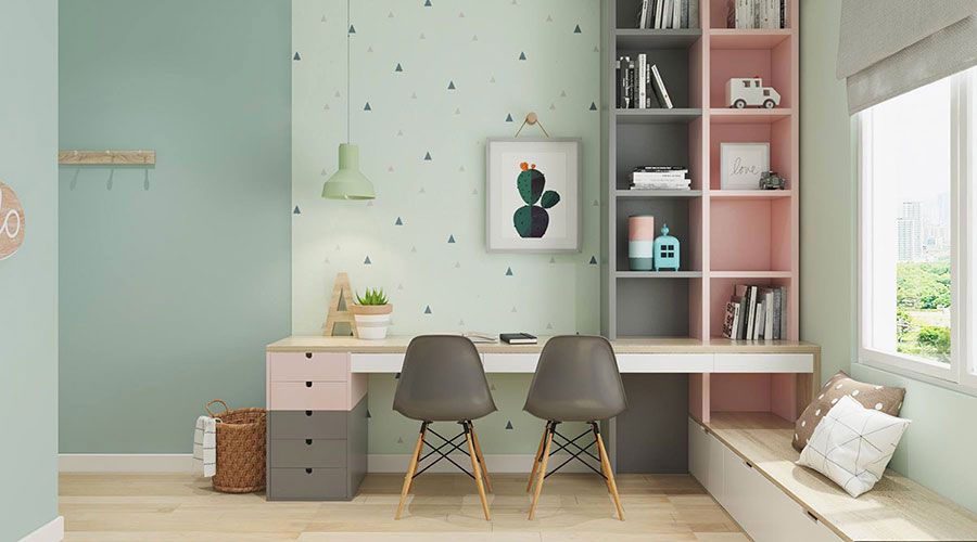 corner office room