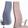 sedia da ufficio regolabile dettaglio schienale smart office luxy
