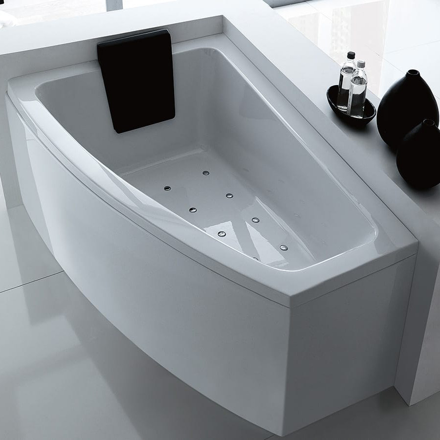 corner bathtub with or without whirlpool treesse asyx