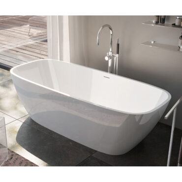 bathtub freestanding glossy treesse brio
