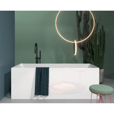 bathtub freestanding glossy acrylic treesse ilia