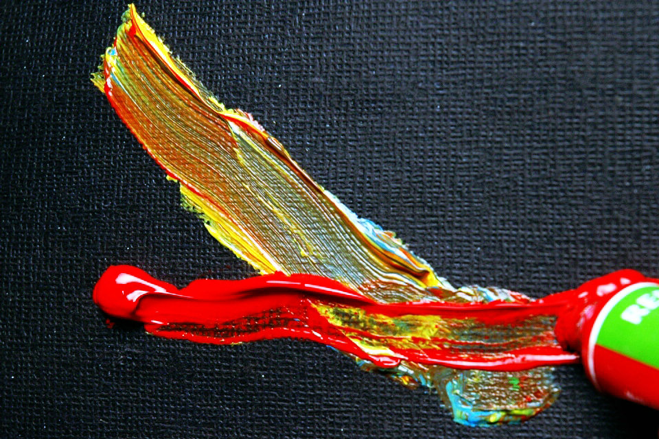 Acrylfarbe