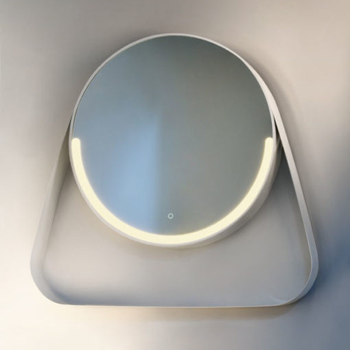 miroir de salle de bain rétroéclairé led vanità e casa smile