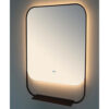 specchio da bagno mensola integrata illuminato led pollux vanità & casa
