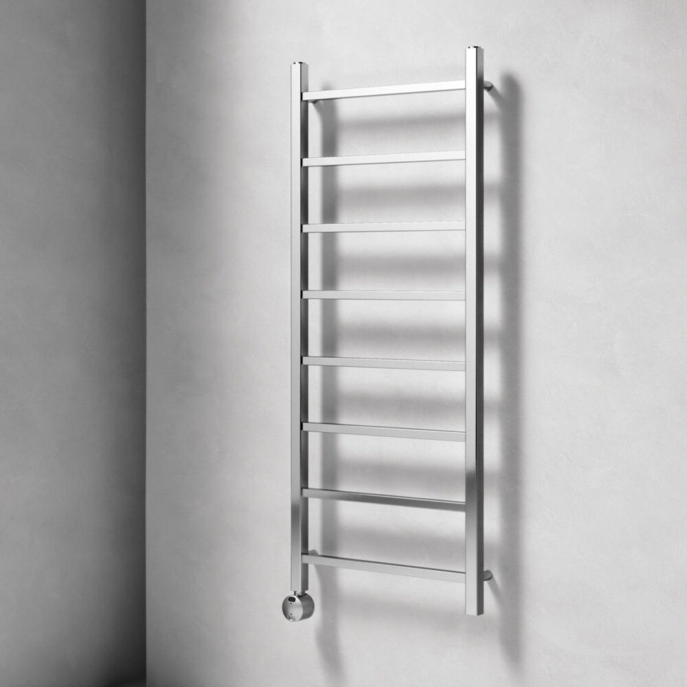 caleido electric satin stainless steel towel warmer tower 20