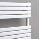 scaldasalviette bianco colorato dettaglio cardellino bagno caleido