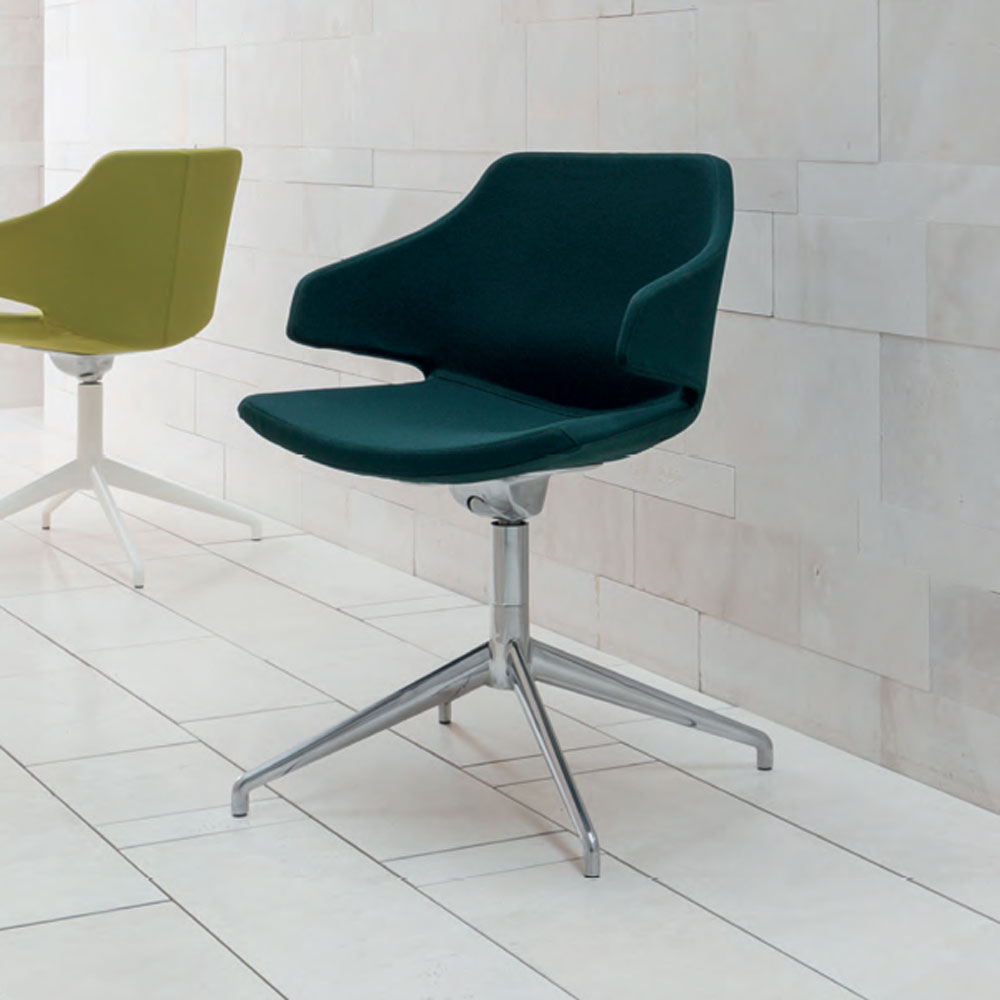 Sedia girevole da ufficio design moderno ergonomico vari colori disponibili  colore : verde