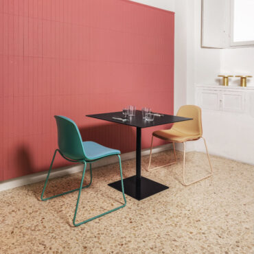 Sitz Home Office Basis mit farbigem ergonomischem Kufen Luxy Ära