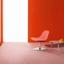 siège de réunion llounge coloré avec base ronde luxy