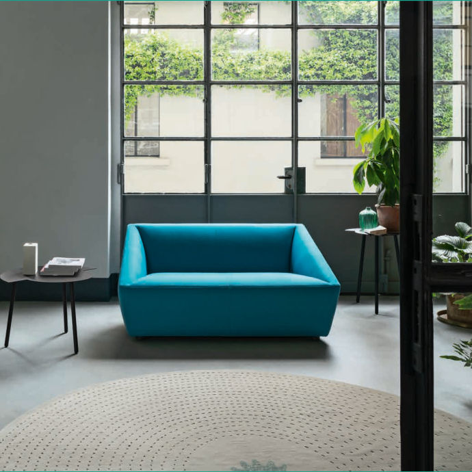 farbiges 2-Sitzer-Sofa amarcord luxy
