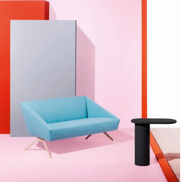 Amarcord Luxy 2-Sitzer-Sofa farbig