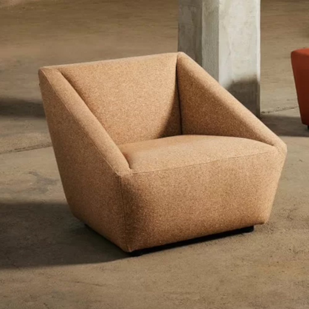 Fauteuil d'attente 1 place rembourré couleur amarcord luxy