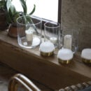 Innen- oder Außenlampe Polyurethan-Gel Messing eva geelli