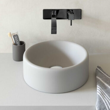 stone gray washbasin coccola geelli