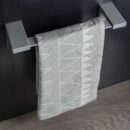 porte-serviettes 30 cm polyuréthane gel aluminium noir inlinea geelli