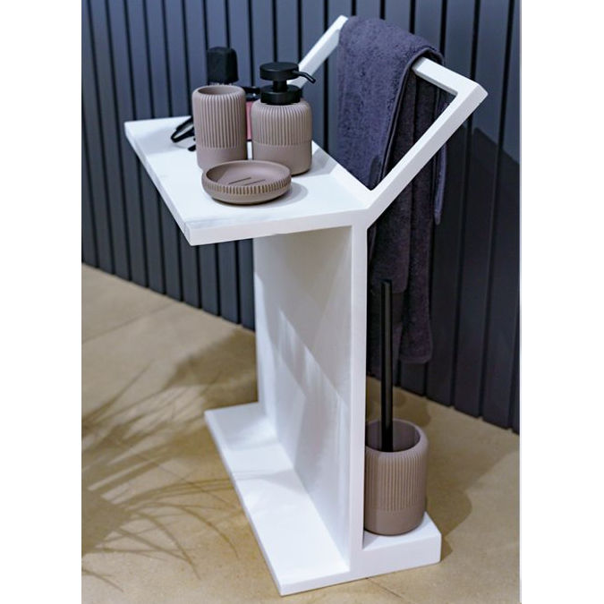 container solid surface bathroom metrpolitan stand cipì