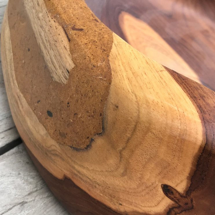 countertop washbasin teak wood detail bantul cipi