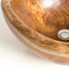lavabo da appoggio legno teak dettaglio sarong cipì
