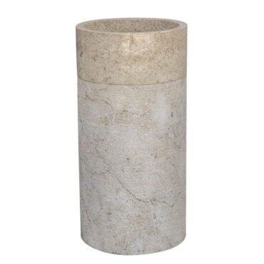 lavabo freestanding marmo avorio cylinder cipì