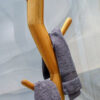 portasalviette legno teak dettaglio snake tree cipì