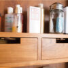 mobile contenitore teak dettaglio puro mirror cabinet cipì