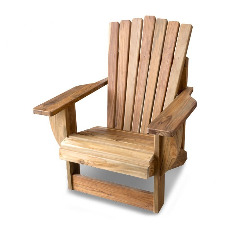 solid teak wood adirondack cipi armchair
