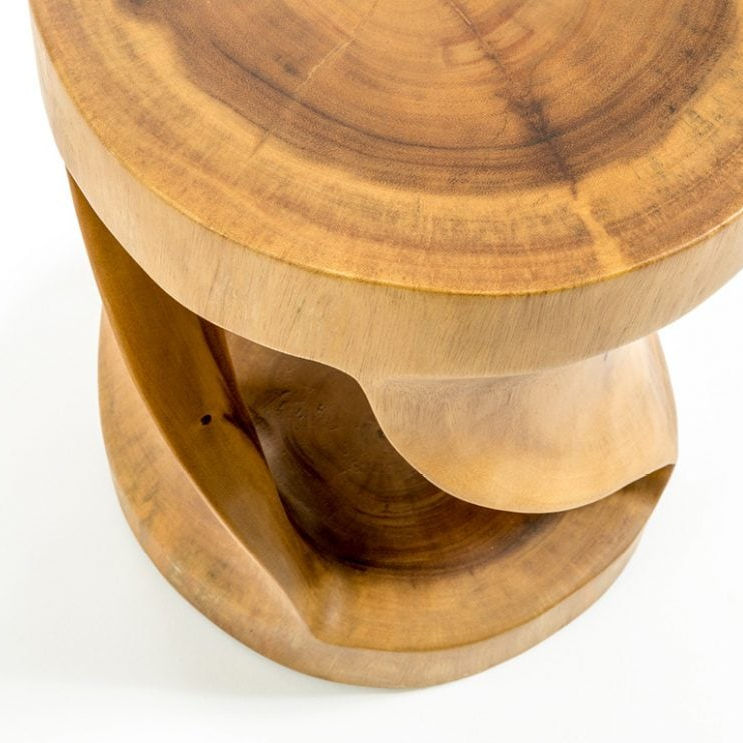 stool solid wood bathroom detail twister cipi