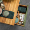 consolle bagno legno teak dettaglio feelgood 150 cipì