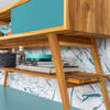 consolle bagno legno teak gambe feelgood 150 cipì