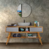 consolle bagno legno teak mogano feelgood 150 cipì