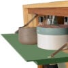 Badezimmerkonsole Holz Teakholz Detail Gefühl cipì Farbe