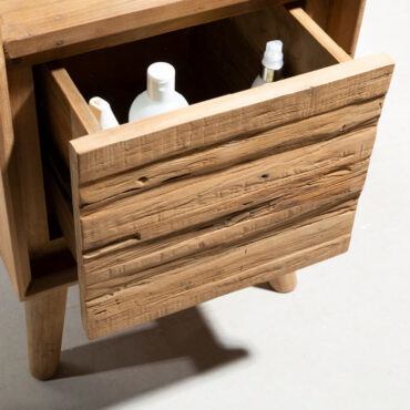 mobile bagno legno teak dettaglio padat cabinet cipì