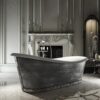 Freistehende Aluminium-Badewanne nail relax design detail